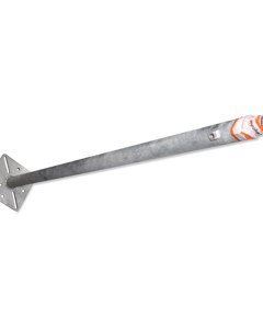 Post 1 1/2"-1" galv with bottom plate